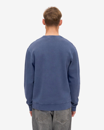 Colorful Standard Mens Classic Organic Crew Neck Sweatshirt - Neptune Blue