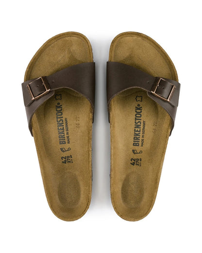 Birkenstock Madrid Birko-Flor Womens Sandals - Dark Brown