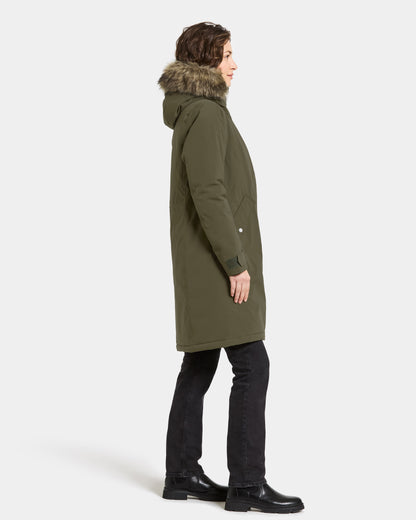 Didriksons Erna Womens Parka - Deep Green 300