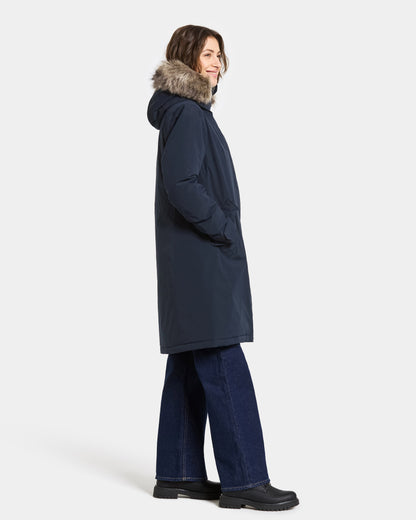 Didriksons Erna Womens Parka - Dark Night Blue 999