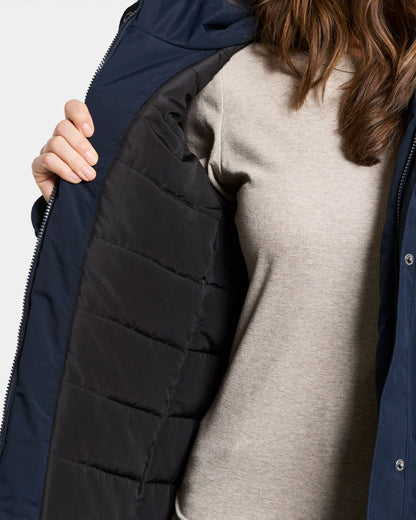 Didriksons Erna Womens Parka - Dark Night Blue 999