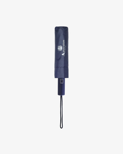 Aquascutum Iconic Pocket Umbrella - Club Check 28 | CHO | Designer Mens Umbrellas