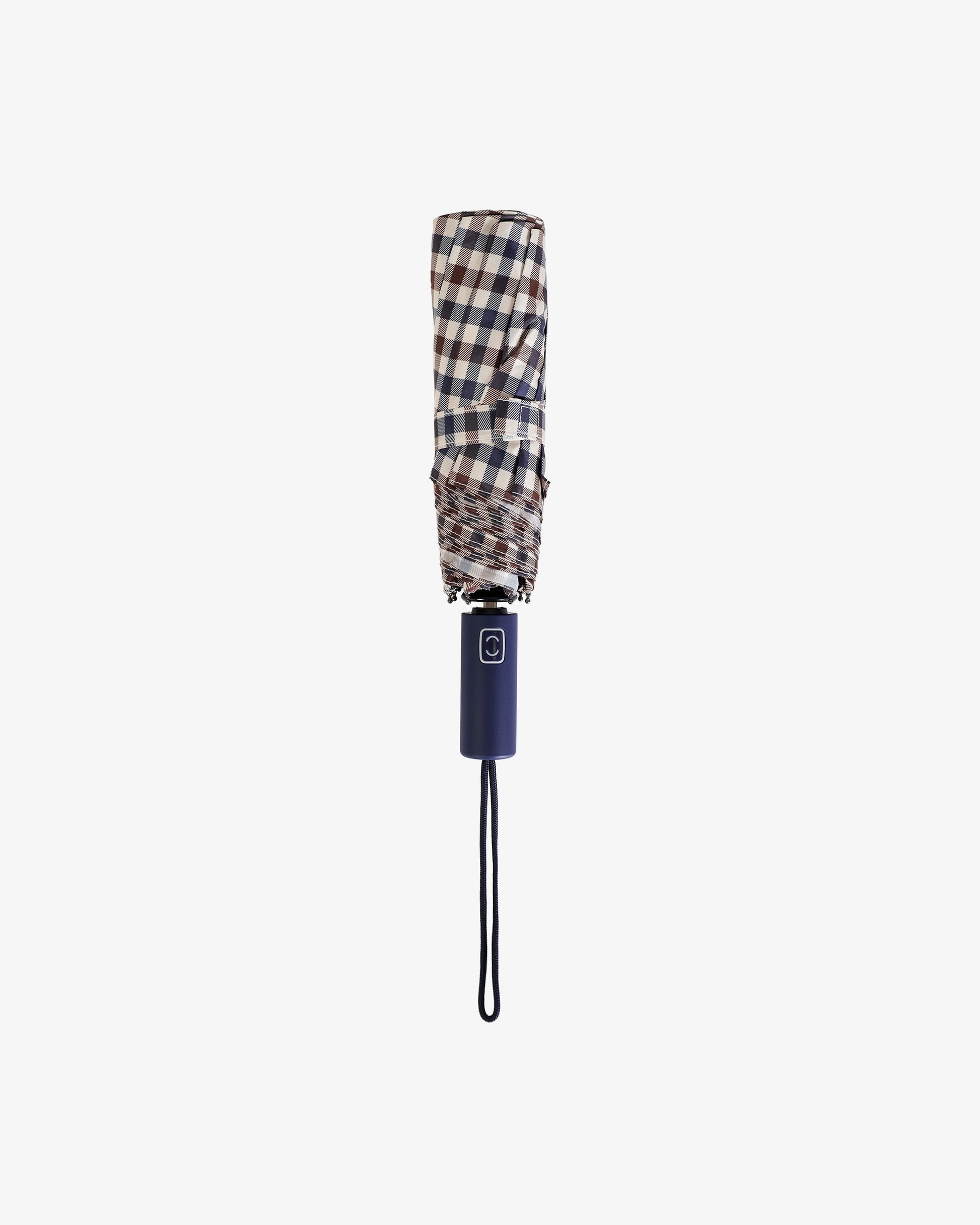 Aquascutum Iconic Pocket Umbrella - Club Check 28 | CHO | Designer Mens Umbrellas