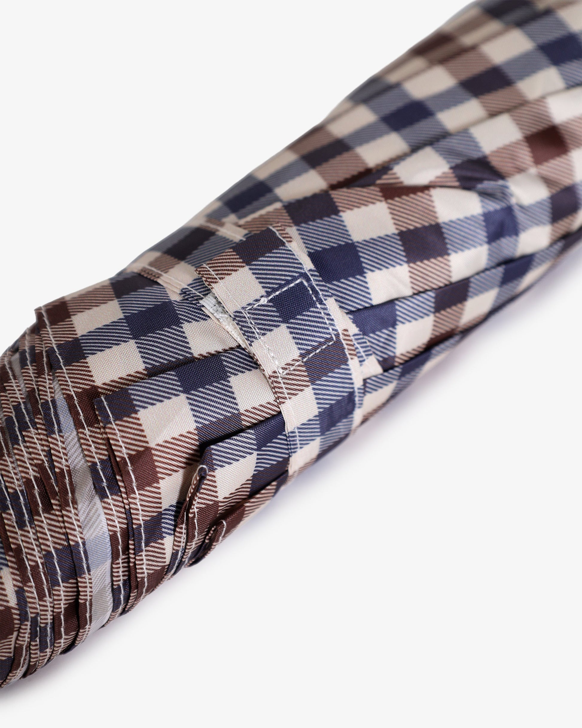 Aquascutum Iconic Pocket Umbrella - Club Check 28 | CHO | Designer Mens Umbrellas