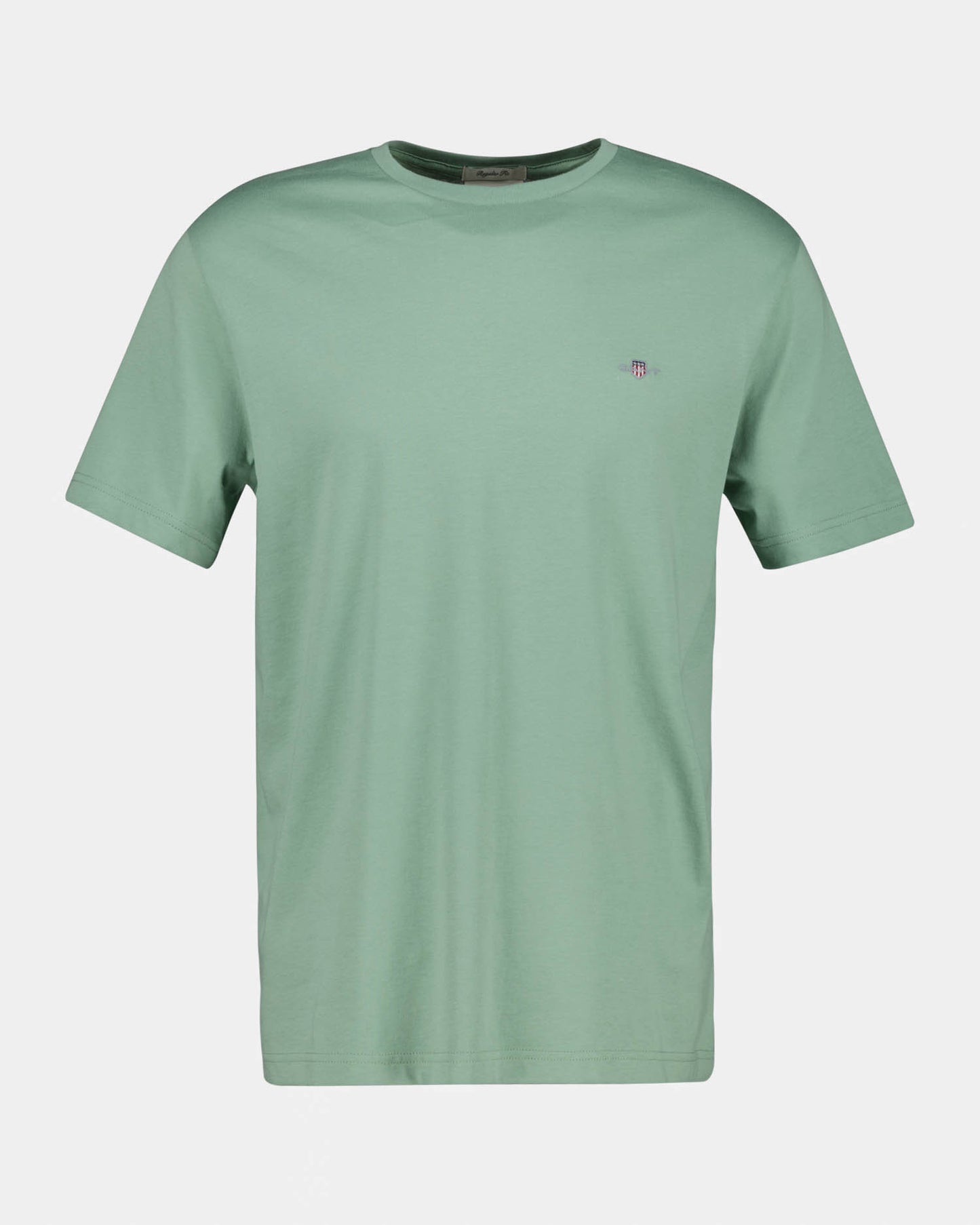 GANT Mens Regular Fit Short Sleeve Shield Logo T-Shirt - 308 Surplus Mint
