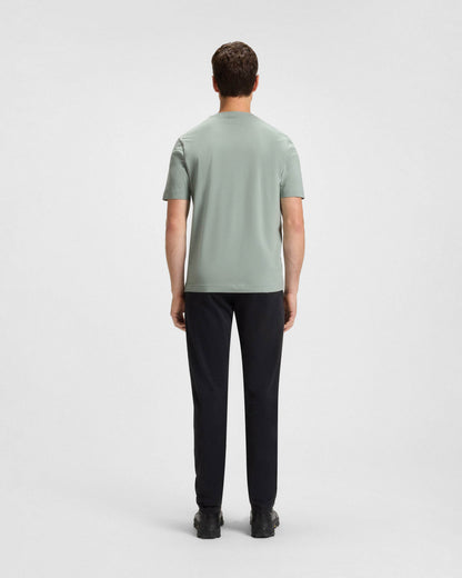 BOSS Orange TChup Mens Crew Neck Small Logo T-Shirt - Open Green 351