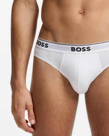 BOSS Orange 3 Pack Mens Power Briefs - Assorted Pre 999 - CHO - Designer Mens Underwear