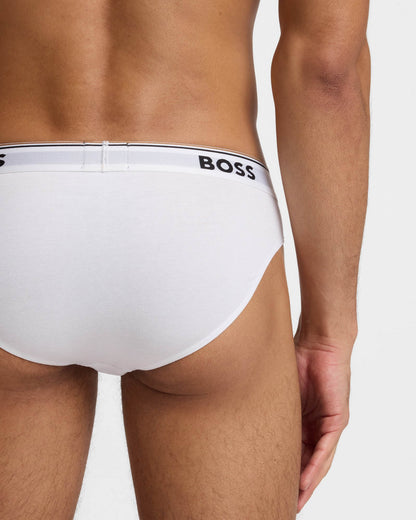 BOSS Orange 3 Pack Mens Power Briefs - Assorted Pre 999 - CHO - Designer Mens Underwear