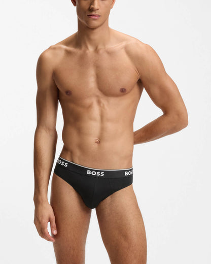 BOSS Orange 3 Pack Mens Power Briefs - Assorted Pre 999 - CHO - Designer Mens Underwear