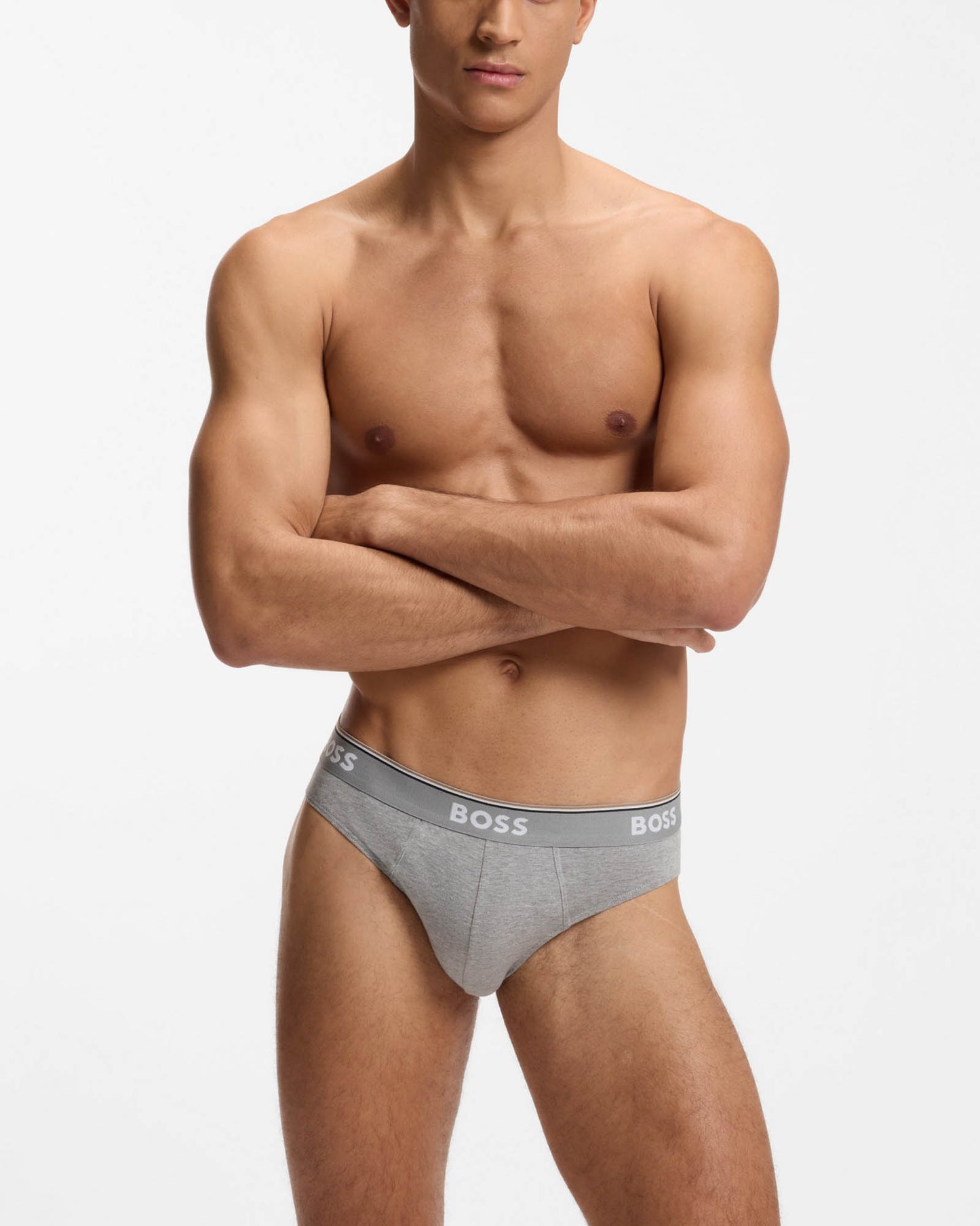 BOSS Orange 3 Pack Mens Power Briefs - Assorted Pre 999 - CHO - Designer Mens Underwear