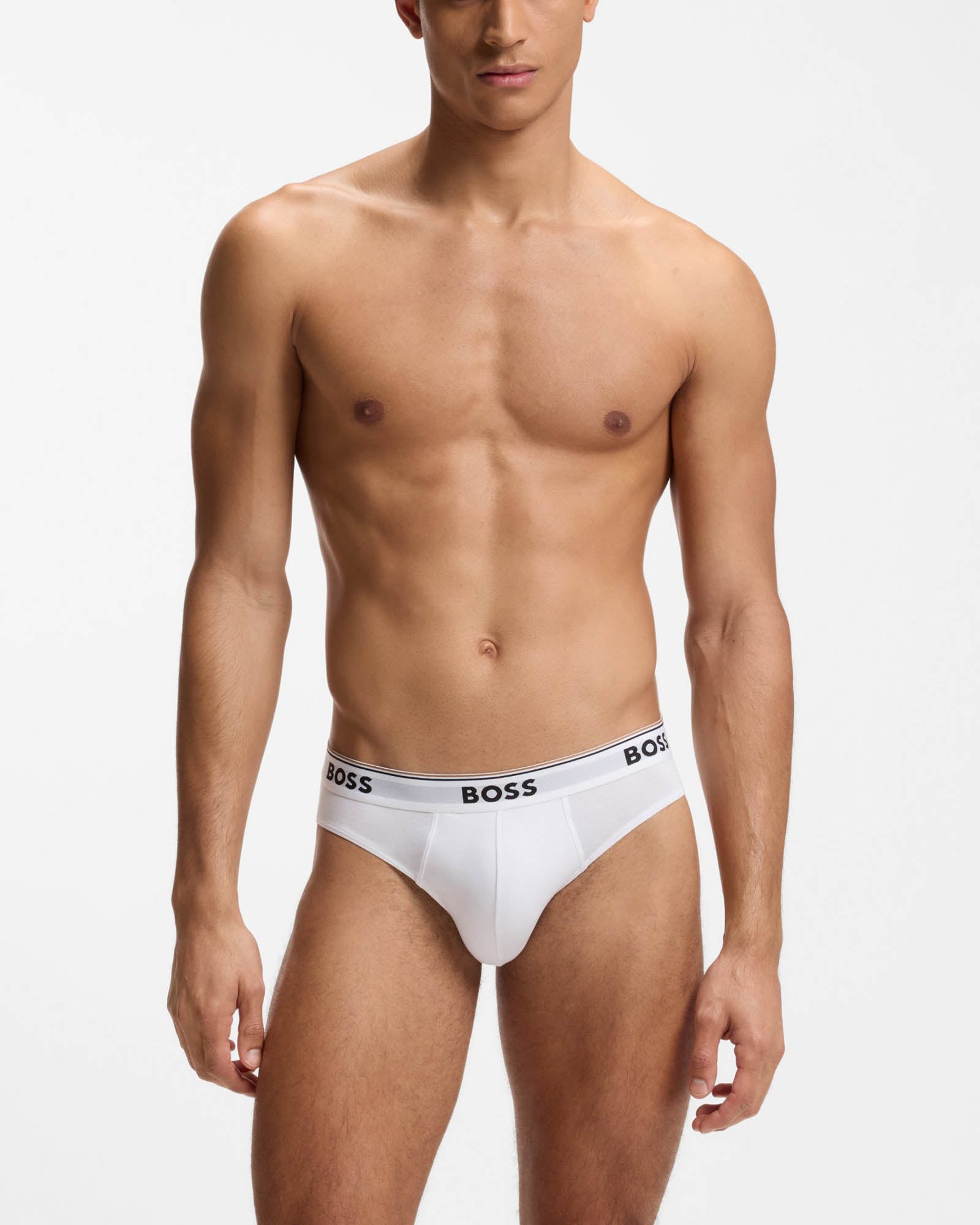 BOSS Orange 3 Pack Mens Power Briefs - Assorted Pre 999 - CHO - Designer Mens Underwear