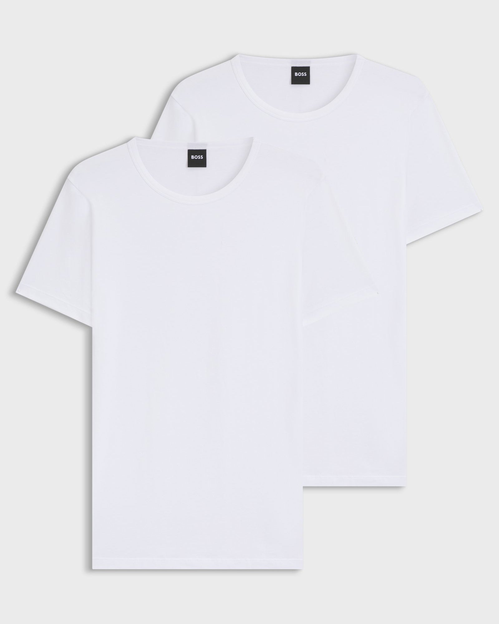 BOSS Orange RN Modern 2-Pack Mens T-Shirts NOS - White 100 | CHO | Designer Mens Short Sleeve T-Shirts & Tops