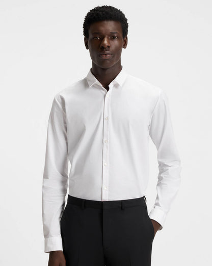 HUGO Ero3 Mens Long Sleeve Shirt - Open White 199