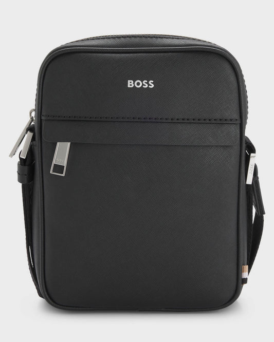 BOSS Orange Mens Zair_NS zip Mens Bag 50483566 - Black 001