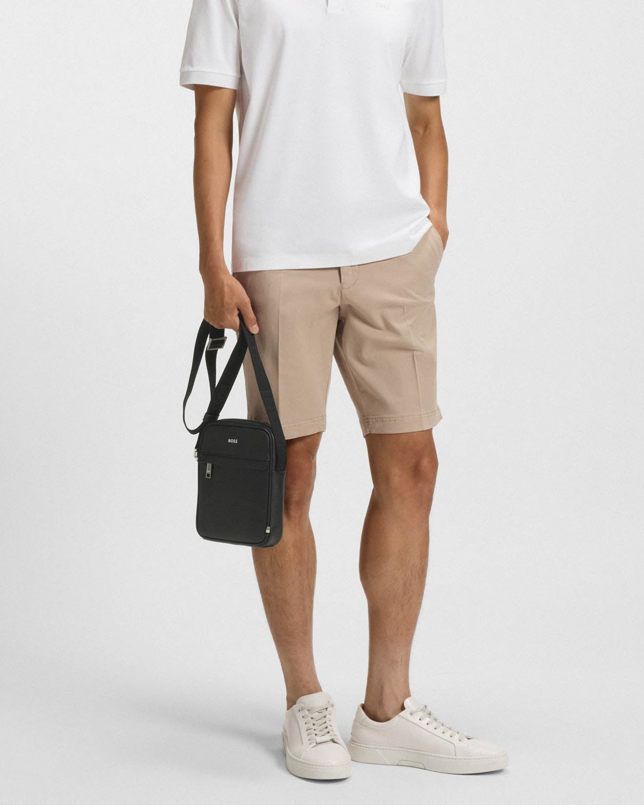 BOSS Orange Mens Zair_NS zip Mens Bag 50483566 - Black 001