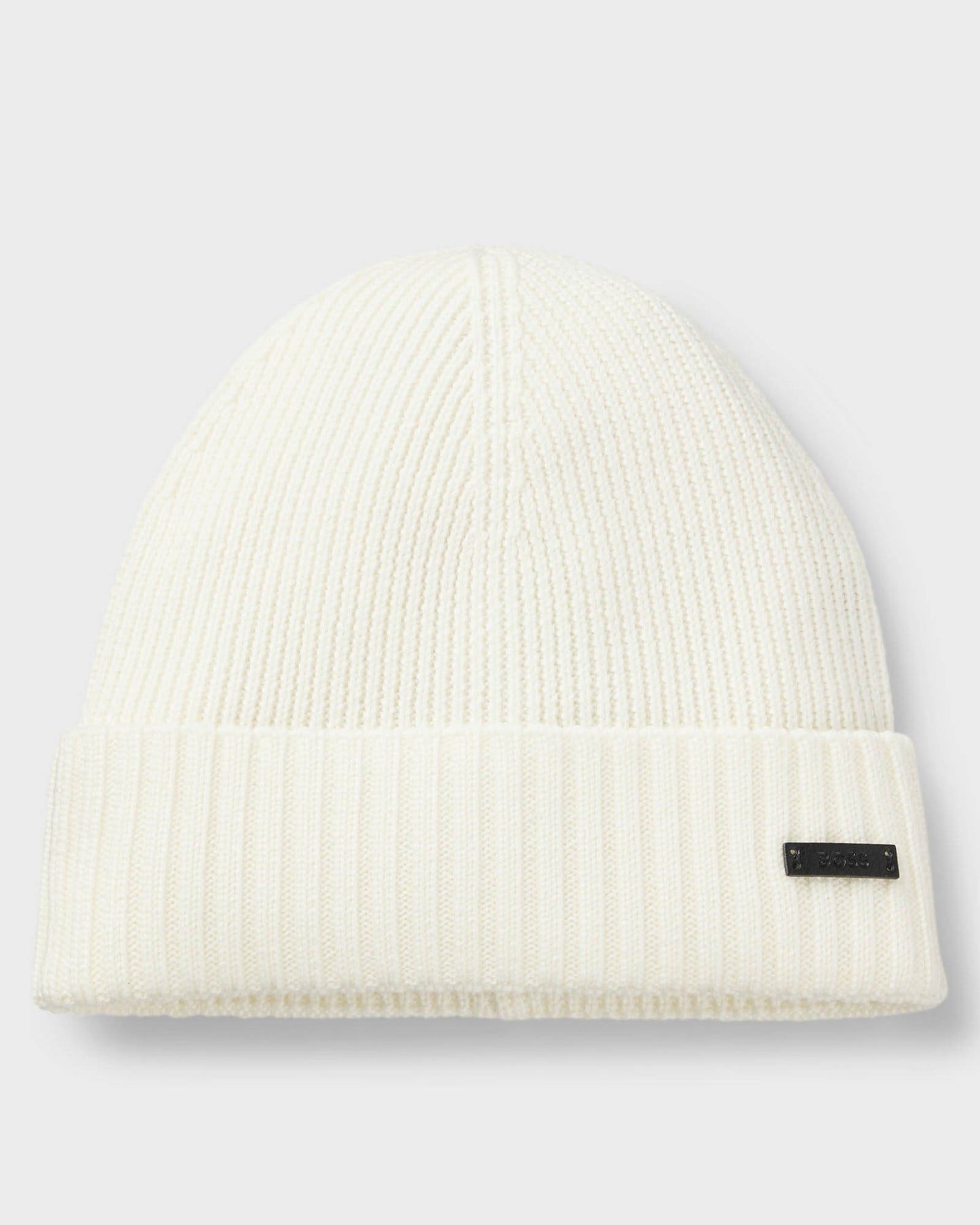 BOSS Orange Fati Mens Beanie - Open White 118