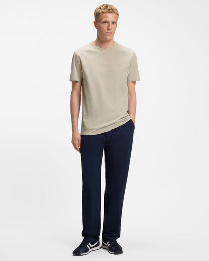 BOSS Orange Tegood Mens Crew Neck T-Shirt - Light Beige 271