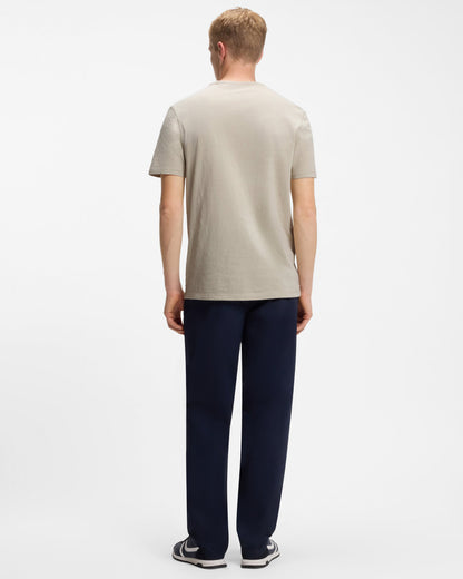 BOSS Orange Tegood Mens Crew Neck T-Shirt - Light Beige 271