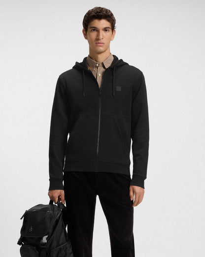 BOSS Orange Zetalky Mens Full Zip Hoodie - Black 001
