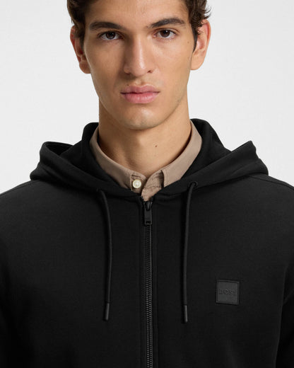 BOSS Orange Zetalky Mens Full Zip Hoodie - Black 001