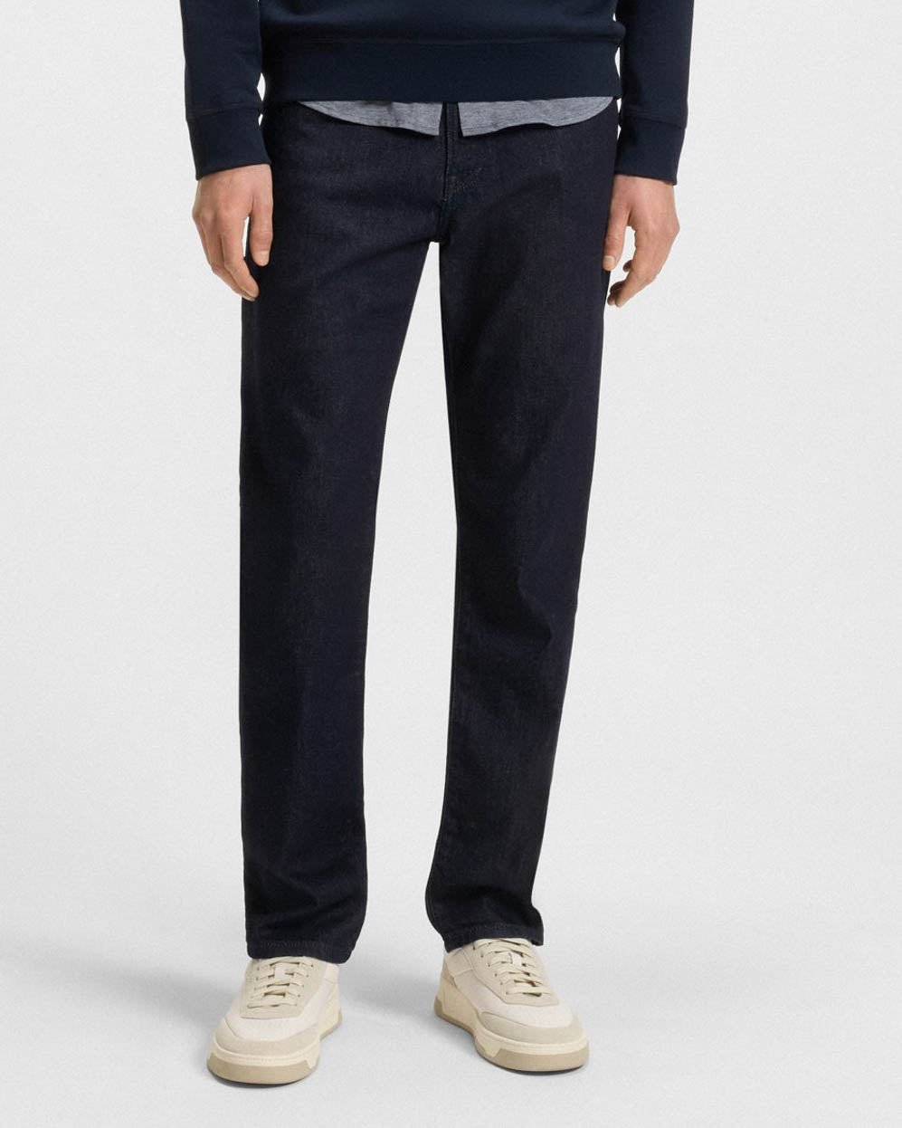 BOSS Orange Re.Maine Mens Regular Fit Comfort-Stretch Denim Jeans - Dark Blue 403 - CHO - Designer Mens Jeans