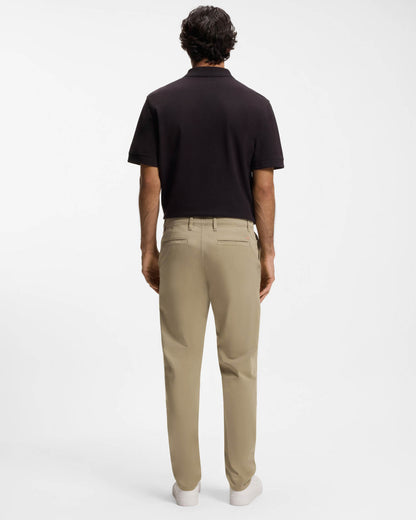 BOSS Orange Mens Tapered-Fit Chinos in Stretch-Cotton Satin - Light/Pastel Brown 239