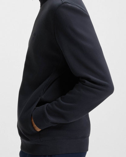 BOSS Orange Zestart Mens Full Zip Sweatshirt - Dark Blue 404
