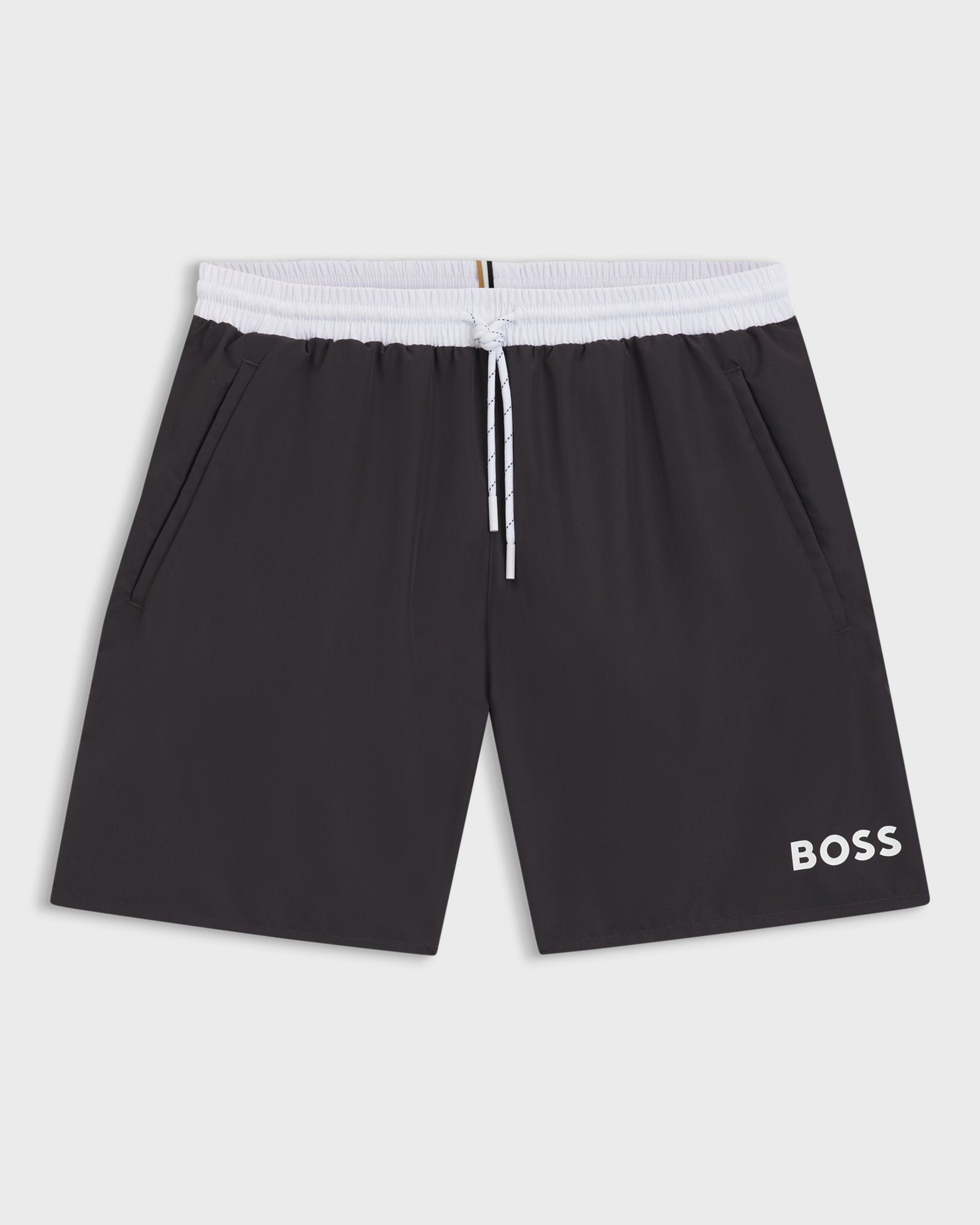 BOSS Orange Starfish Mens Swim Shorts NOS - Black 001 | CHO | Designer Mens Shorts - Black 001 - L - 4063542383396