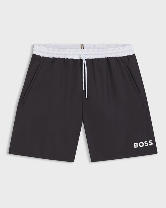 BOSS Orange Starfish Mens Swim Shorts NOS - Black 001