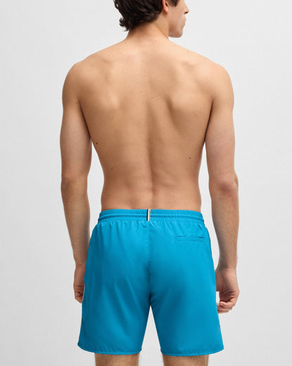 BOSS Orange Starfish Mens Swim Shorts - Turquoise/Aqua 443
