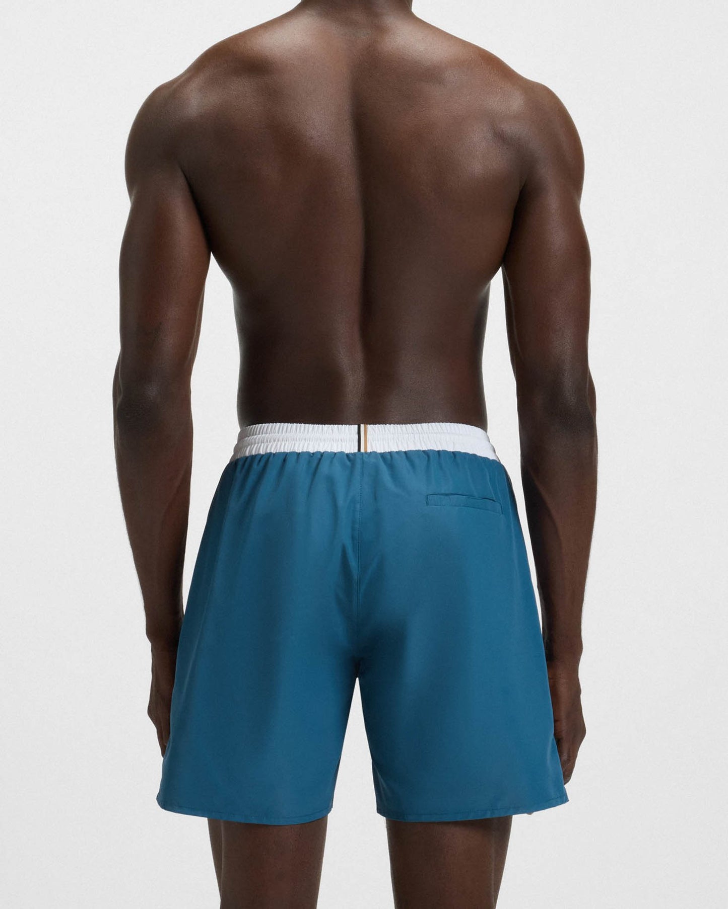 BOSS Orange Starfish Mens Swim Shorts - Open Blue 470