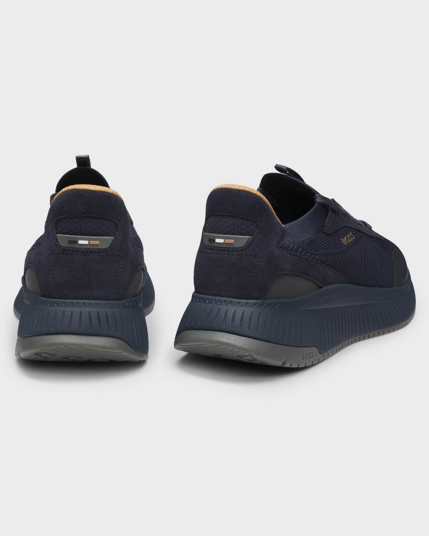 BOSS Orange TTNM EVO Mens Trainers with Knitted Uppers - Open Blue 475