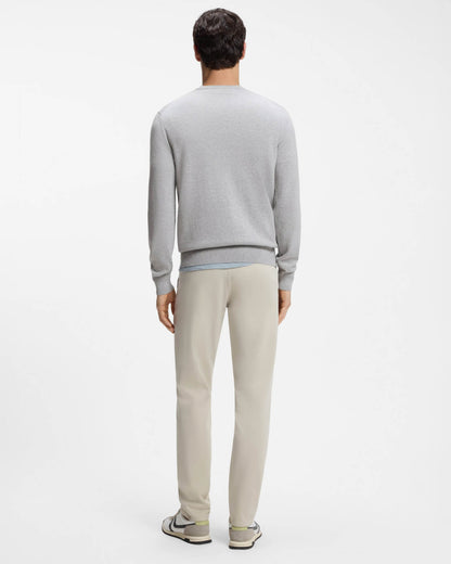 BOSS Orange Kanovano Mens Crew Neck Jumper  - Open Grey 086
