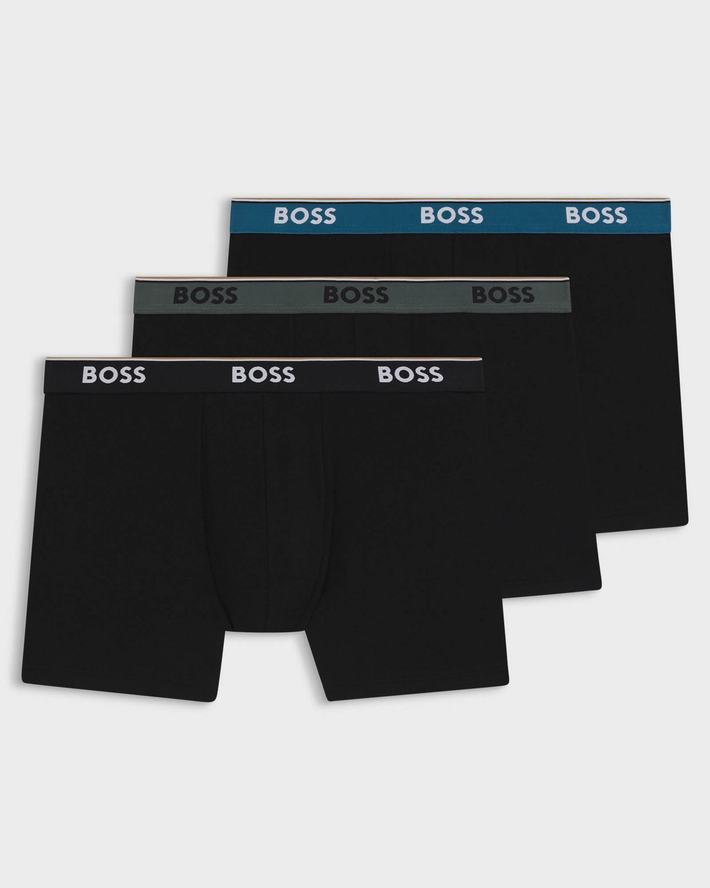 BOSS Orange Power 3-Pack Mens Boxer Briefs - Open Miscellaneous 968