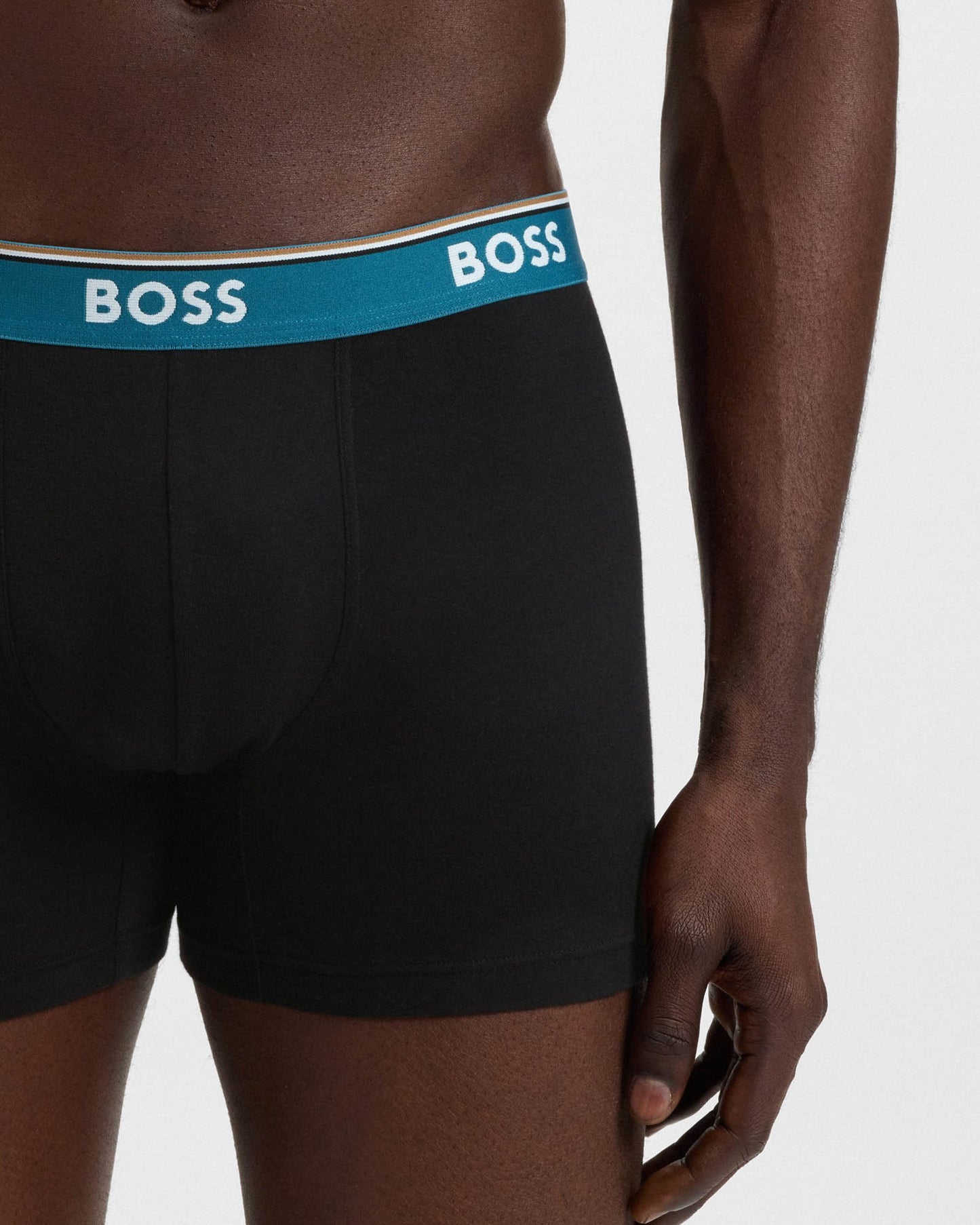 BOSS Orange Power 3-Pack Mens Boxer Briefs - Open Miscellaneous 968