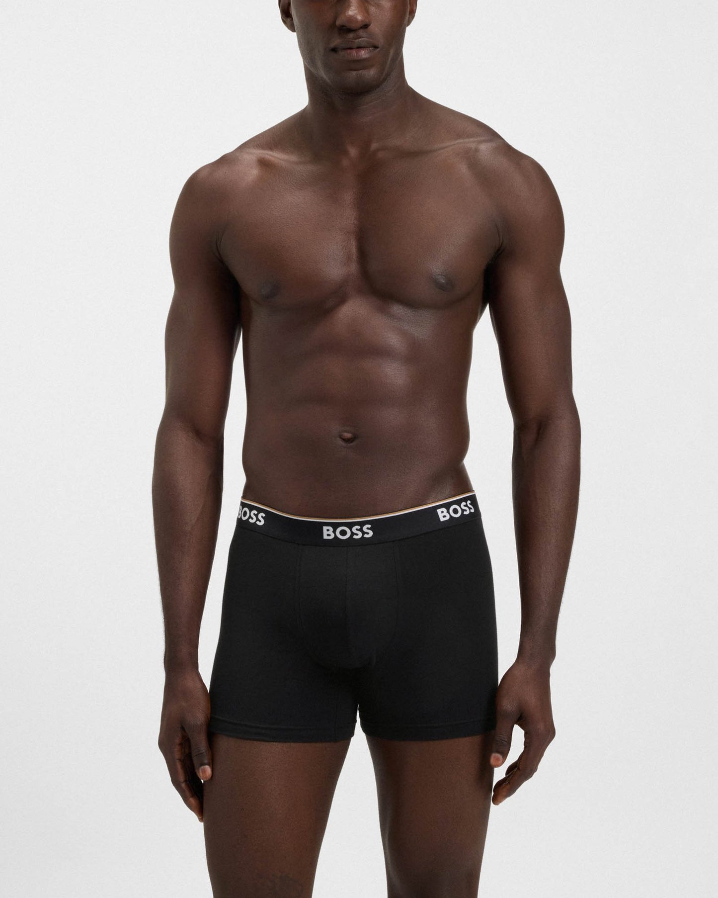 BOSS Orange Power 3-Pack Mens Boxer Briefs - Open Miscellaneous 968
