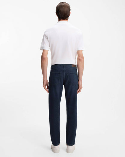 BOSS Orange ONYX BO Mens Tapered-Fit Jeans in Dark-Blue Comfort-Stretch Denim  - Dark Blue 406