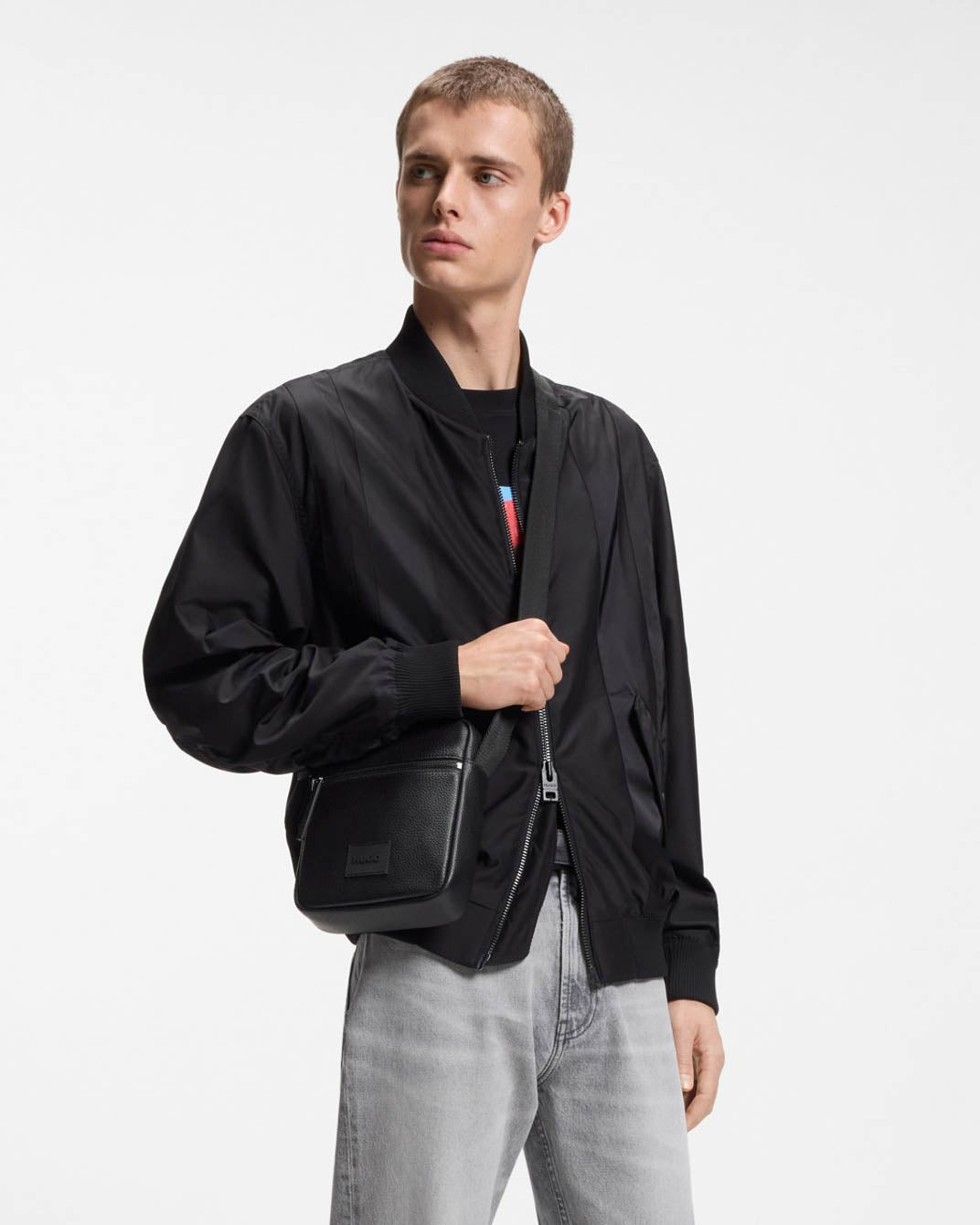 HUGO Ethon 2.0 Mens Crossbody - Black 002 | CHO | Designer Mens Bags
