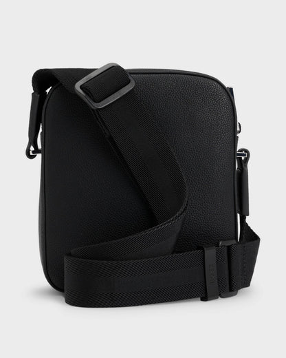 BOSS Orange Ray Mens Reporter Bag with Embossed Logo  - Black 001