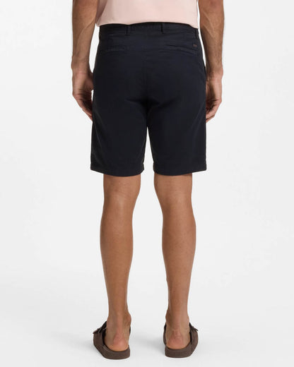 BOSS Orange Mens Slim Fit Chino Shorts in Stretch Cotton Twill - Dark Blue 404