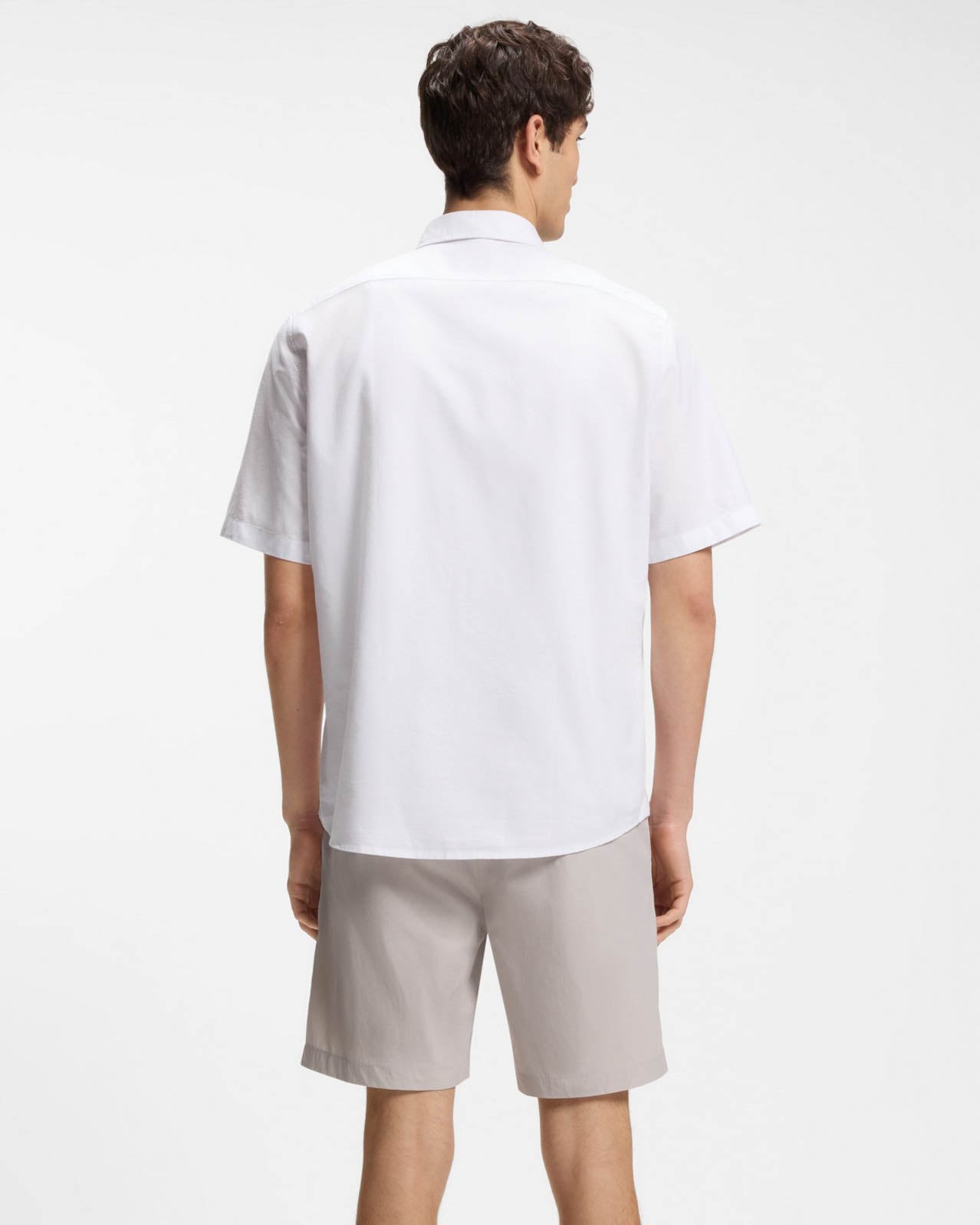 BOSS Orange Rash 2 Mens Short Sleeve Shirt - White 100