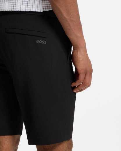 BOSS Green S_Commuter Mens Slim-fit shorts in water-repellent stretch fabric - Black 001