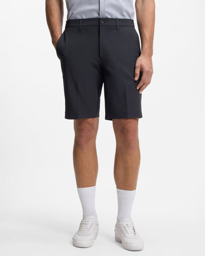 BOSS Green S_Commuter Mens Slim-fit shorts in water-repellent stretch fabric - Dark Blue 402