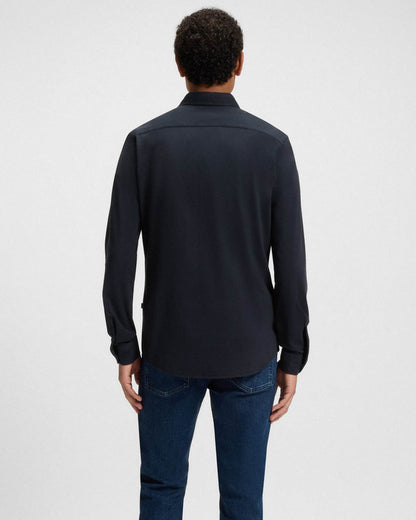 BOSS Orange Myjersey Mens Shirt - Dark Blue 404