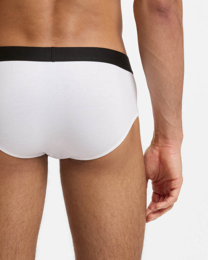 BOSS Orange Three-Pack Low-Rise Briefs in Stretch Cotton - Assorted Pre-Pack 999