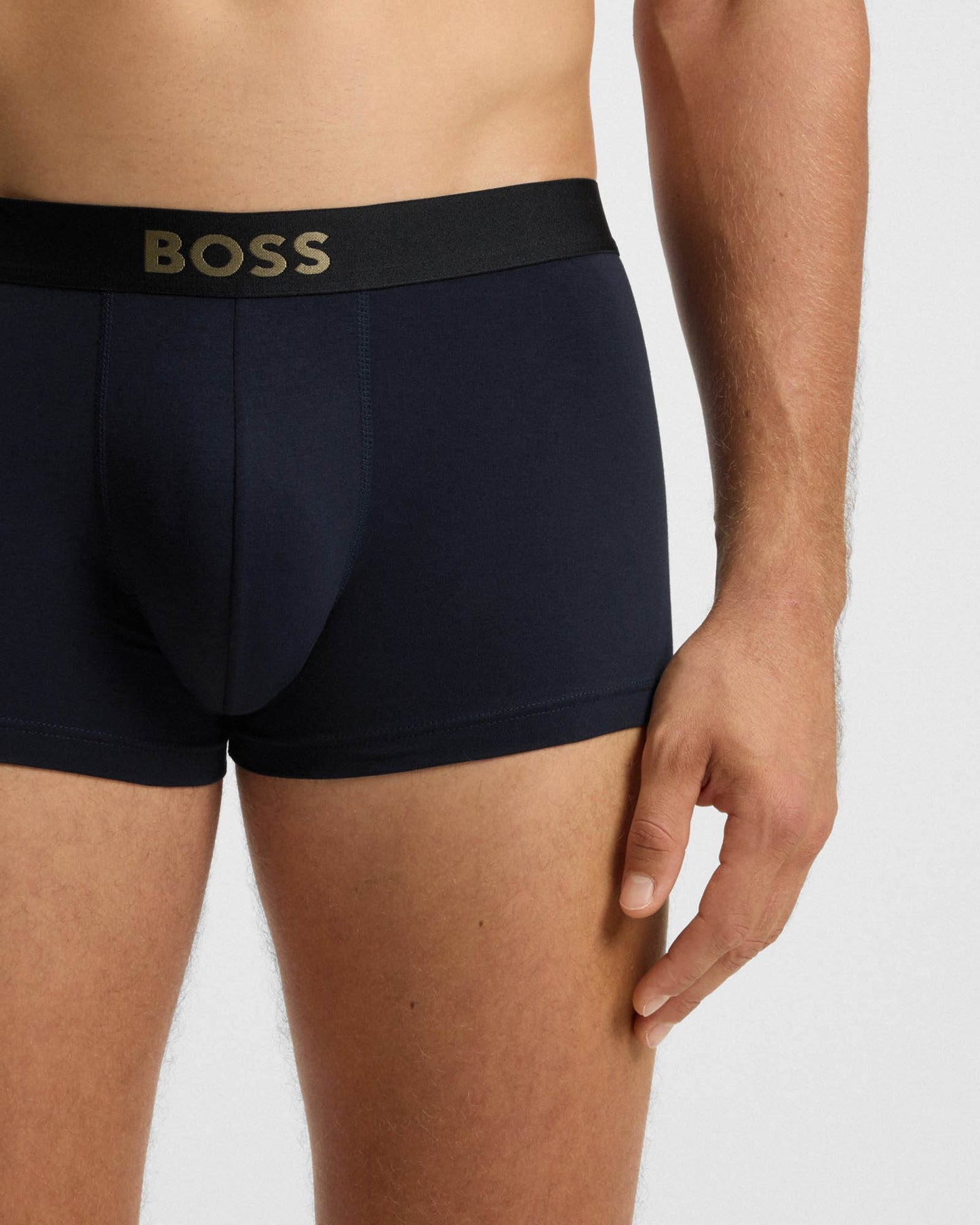 BOSS Orange 3-Pack Gold Logo Mens Trunks - Open Miscellaneous 990