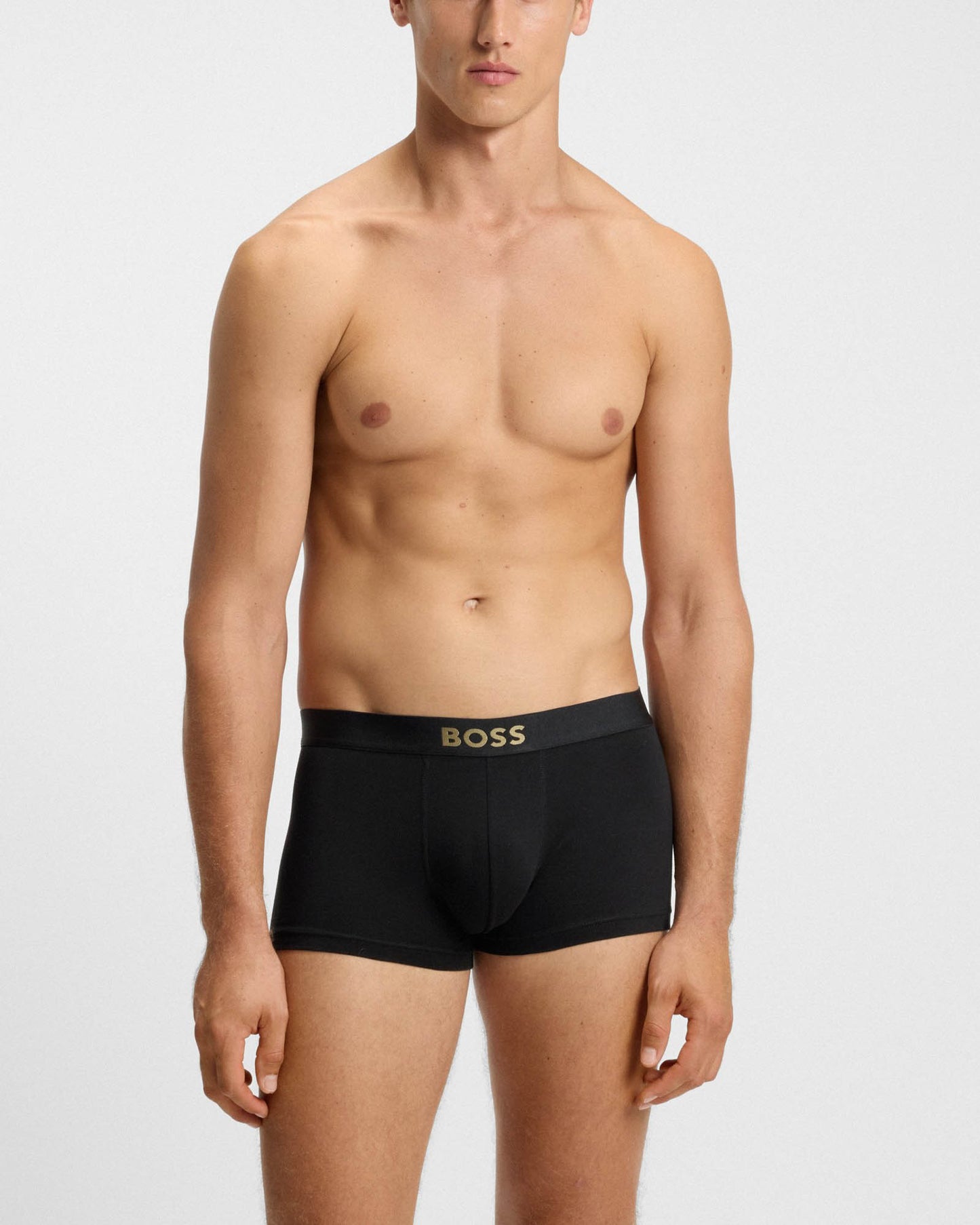 BOSS Orange 3-Pack Gold Logo Mens Trunks - Open Miscellaneous 990