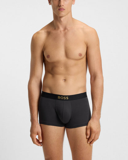 BOSS Orange 3-Pack Gold Logo Mens Trunks - Open Miscellaneous 990