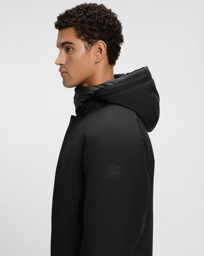 BOSS Orange Osis Mens Water Repellent Jacket with Contrasting Insert - Black 001