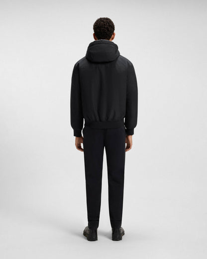 BOSS Orange Osis Mens Water Repellent Jacket with Contrasting Insert - Black 001